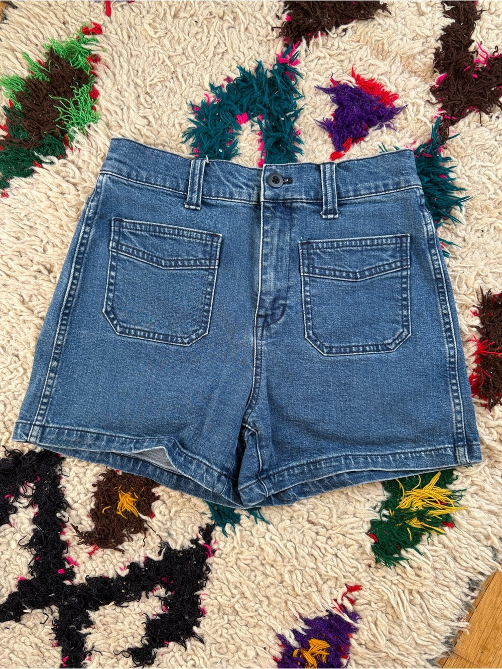 Madewell Denim Front Pocket Sailor Jean Shorts